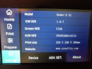 Ender-5-S1-Firmware-Update