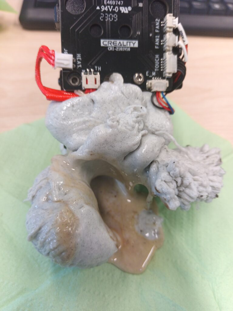 geschmolzenes Filament